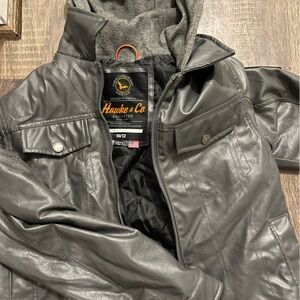Hawke & Co Men's Charcoal Bomber Jacket